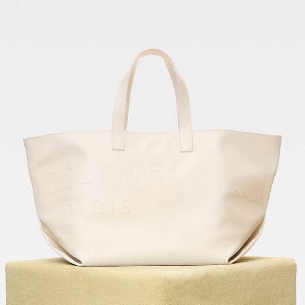 セリーヌ メイドイントート スーパーコピー 数量限定版 カーフスキン ミディアム エンボス WHITE 186093B3F.01BC